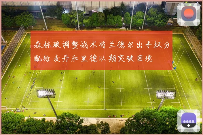 森林狼调整战术将兰德尔出手权分配给麦丹和里德以期突破困境